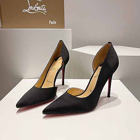 christian louboutin 10cm High-heeled shoes for women #593976 replica