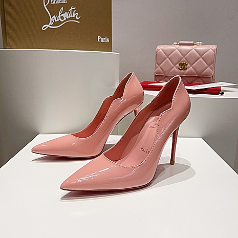 christian louboutin 10.5cm High-heeled shoes for women #593984 replica
