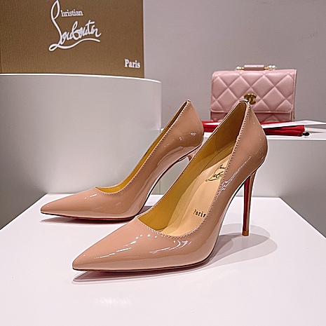 christian louboutin 10.5cm High-heeled shoes for women #593988 replica