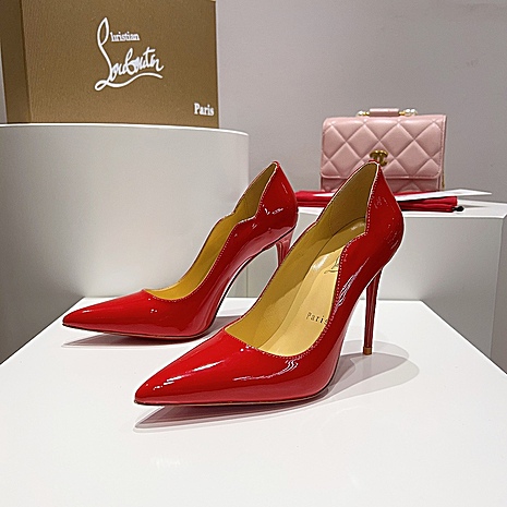 christian louboutin 10.5cm High-heeled shoes for women #593989 replica