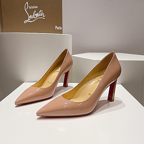 christian louboutin 8.5cm High-heeled shoes for women #593992