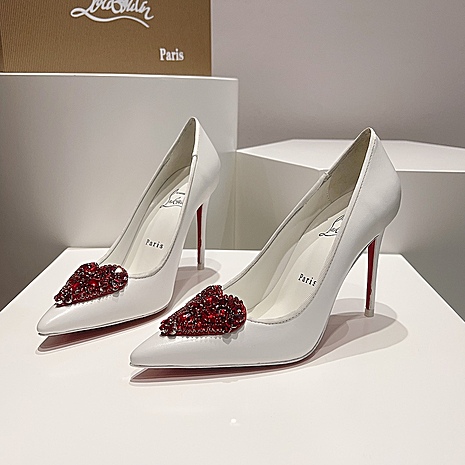 christian louboutin 10.5cm High-heeled shoes for women #594000 replica