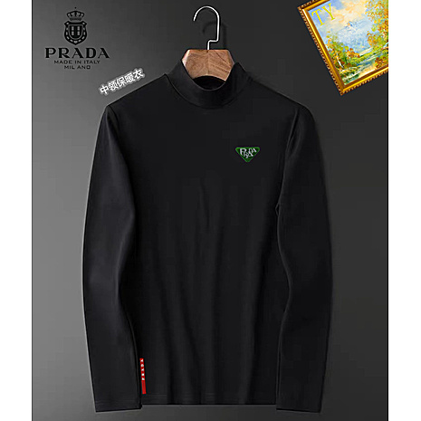 Prada Long-sleeved T-shirts for Men #594173 replica