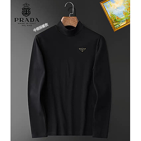 Prada Long-sleeved T-shirts for Men #594182 replica