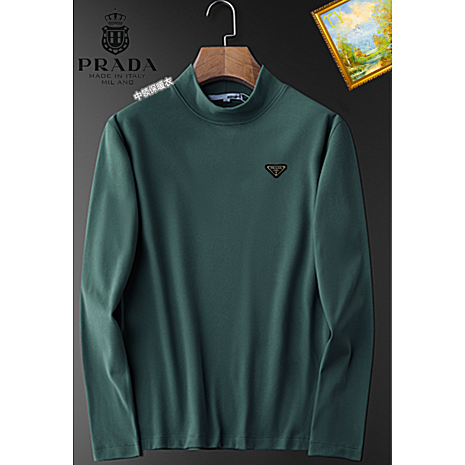 Prada Long-sleeved T-shirts for Men #594183 replica