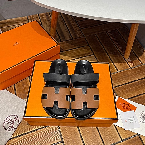 HERMES Shoes for Men's HERMES Slippers #594548 replica