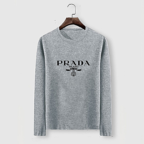 Prada Long-sleeved T-shirts for Men #594949 replica
