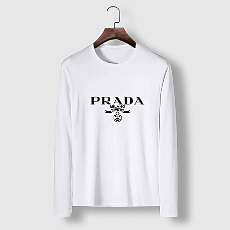 Prada Long-sleeved T-shirts for Men #594950 replica