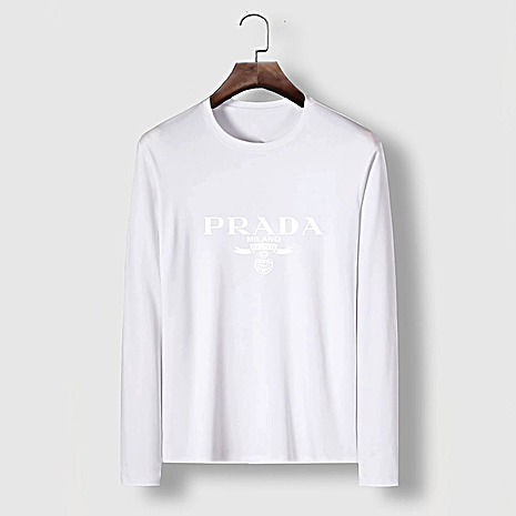 Prada Long-sleeved T-shirts for Men #594951 replica