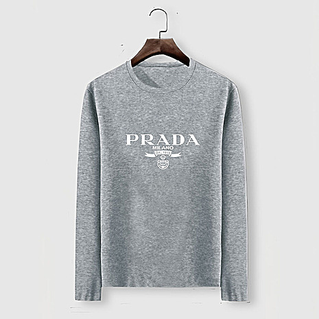 Prada Long-sleeved T-shirts for Men #594952 replica