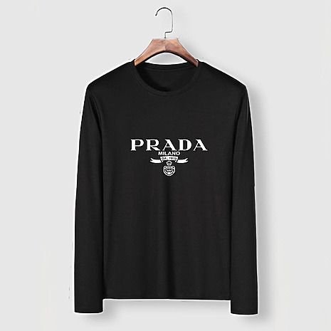 Prada Long-sleeved T-shirts for Men #594959 replica