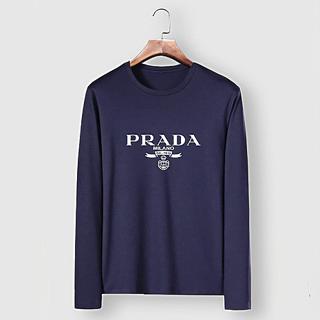 Prada Long-sleeved T-shirts for Men #594961 replica