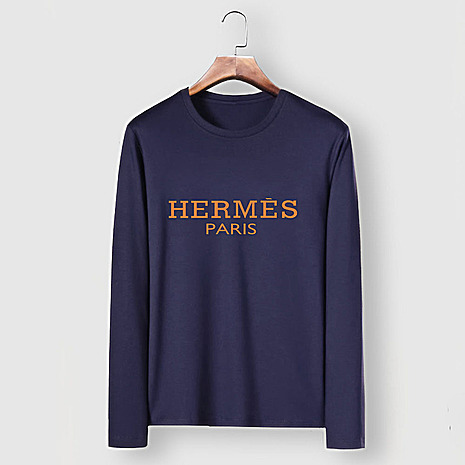 HERMES Long-Sleeved T-shirts for MEN #595347 replica
