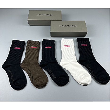Balenciaga Socks 5pcs sets #595502 replica