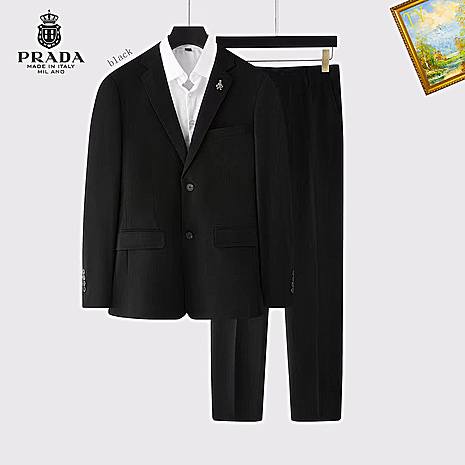 Prada men's two-piece suit #597347 replica