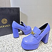 US$141.00 versace 11cm High-heeled shoes for women #594318