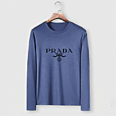US$23.00 Prada Long-sleeved T-shirts for Men #594946