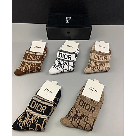Dior Socks 5pcs sets #598086 replica