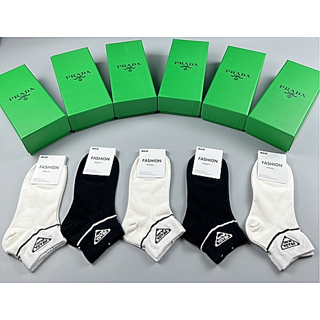 Prada Socks 5pcs sets #598221 replica