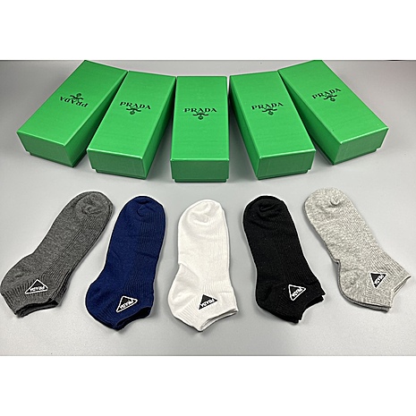 Prada Socks 5pcs sets #598222 replica