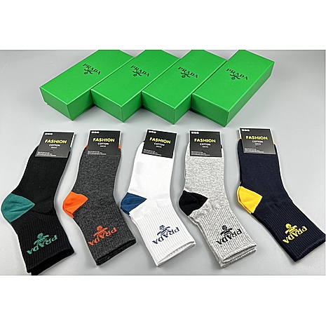 Prada Socks 5pcs sets #598226 replica