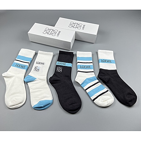 LOEWE Socks 5pcs sets #598254 replica