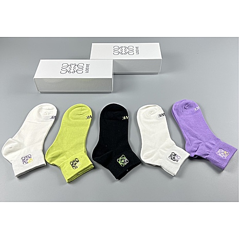 LOEWE Socks 5pcs sets #598255 replica
