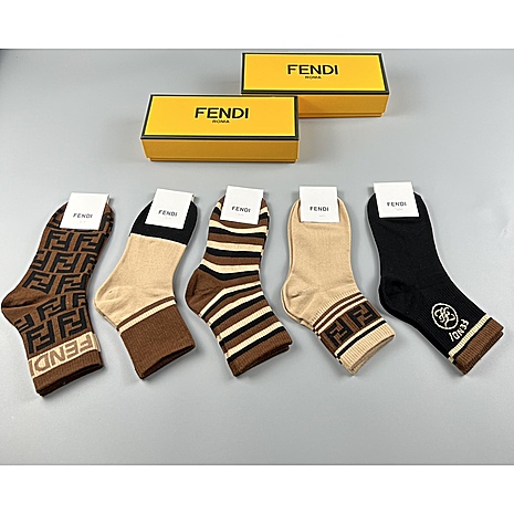 Fendi Socks 5pcs sets #598288 replica