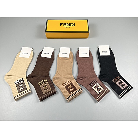 Fendi Socks 5pcs sets #598289 replica