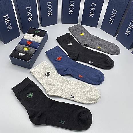 Dior Socks 5pcs sets #598302 replica
