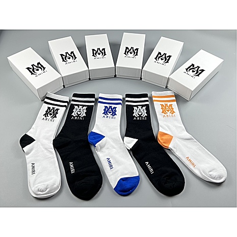 AMIRI Socks 5pcs sets #598353 replica