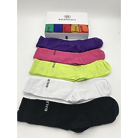 Balenciaga Socks 5pcs sets #598383 replica