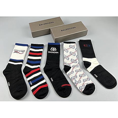 Balenciaga Socks 5pcs sets #598389 replica