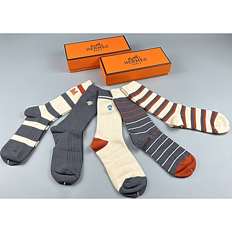 HERMES Socks 5pcs sets #598397 replica