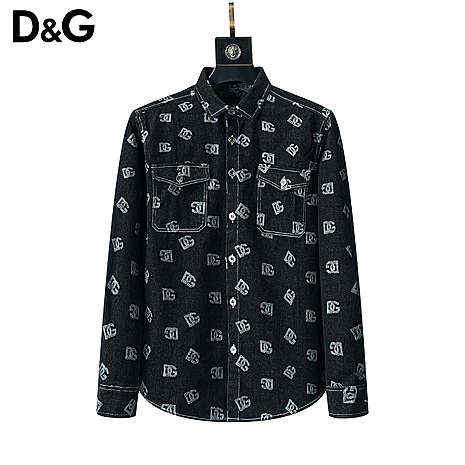 D&G Shirts for D&G Long-Sleeved Shirts For Men #598702 replica