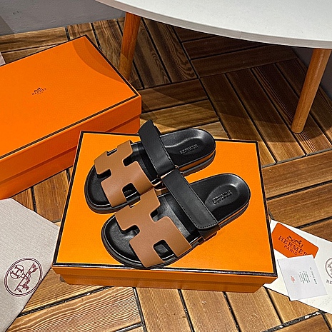 HERMES Shoes for Men's HERMES Slippers #600944 replica