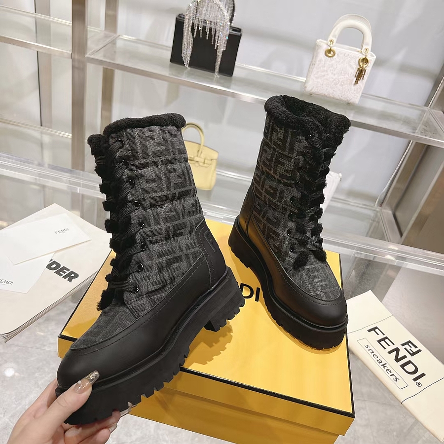 Fendi shoes for Fendi Boot for women #599747 replica