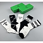 US$20.00 Prada Socks 5pcs sets #598225