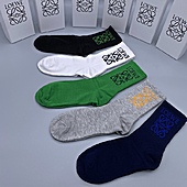 US$20.00 LOEWE Socks 5pcs sets #598248