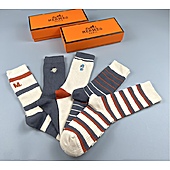 US$20.00 HERMES Socks 5pcs sets #598397