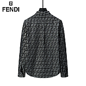 US$35.00 Fendi Shirts for Fendi Long-Sleeved Shirts for men #598687