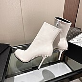 US$126.00 ALEXANDER WANG 10cm High-heeled boots for women #599595