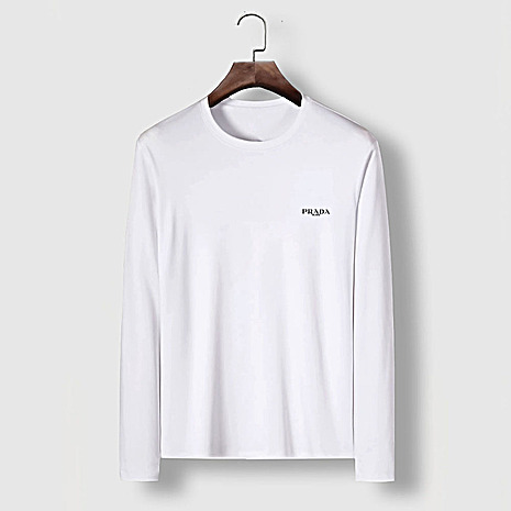 Prada Long-sleeved T-shirts for Men #601747 replica