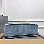 US$335.00 Balenciaga Crush Small Chain Bag Quilted Denim Original Samples 0400019096107