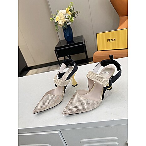 Fendi 8.5cm High-heeled shoes for women #604683 replica