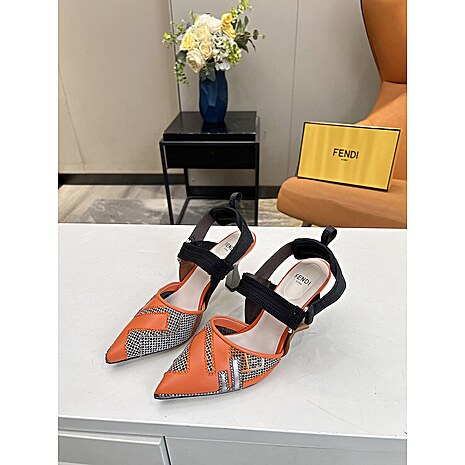 Fendi 8.5cm High-heeled shoes for women #604685 replica