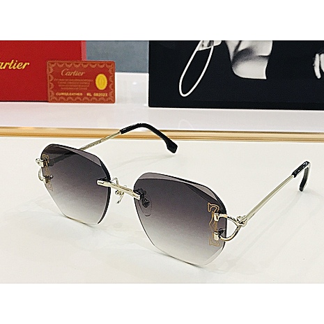 cartier AAA+ Sunglasses #605997 replica