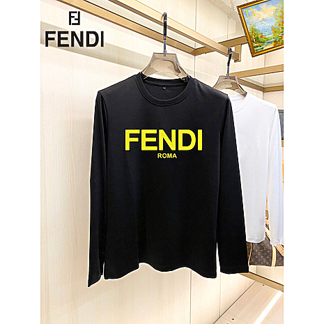 US$29.00 Fendi Long-Sleeved T-Shirts for MEN #609003