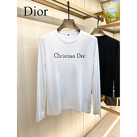 US$29.00 Dior Long-sleeved T-shirts for men #609022