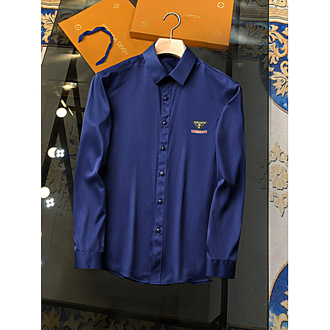 Prada Shirts for Prada long-sleeved shirts for men #610785 replica